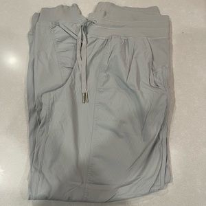 Lululemon dance studio joggers (Sz 8) light gray